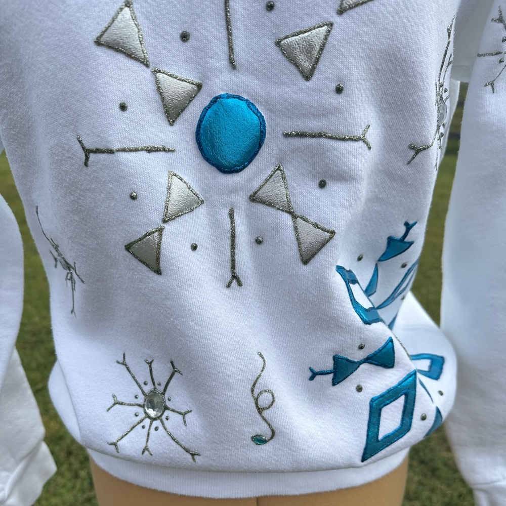 Sturdy Sweats by Lee sweatshirt. Vintage. Lee Jeans. Geometric design - Picture 9 of 11